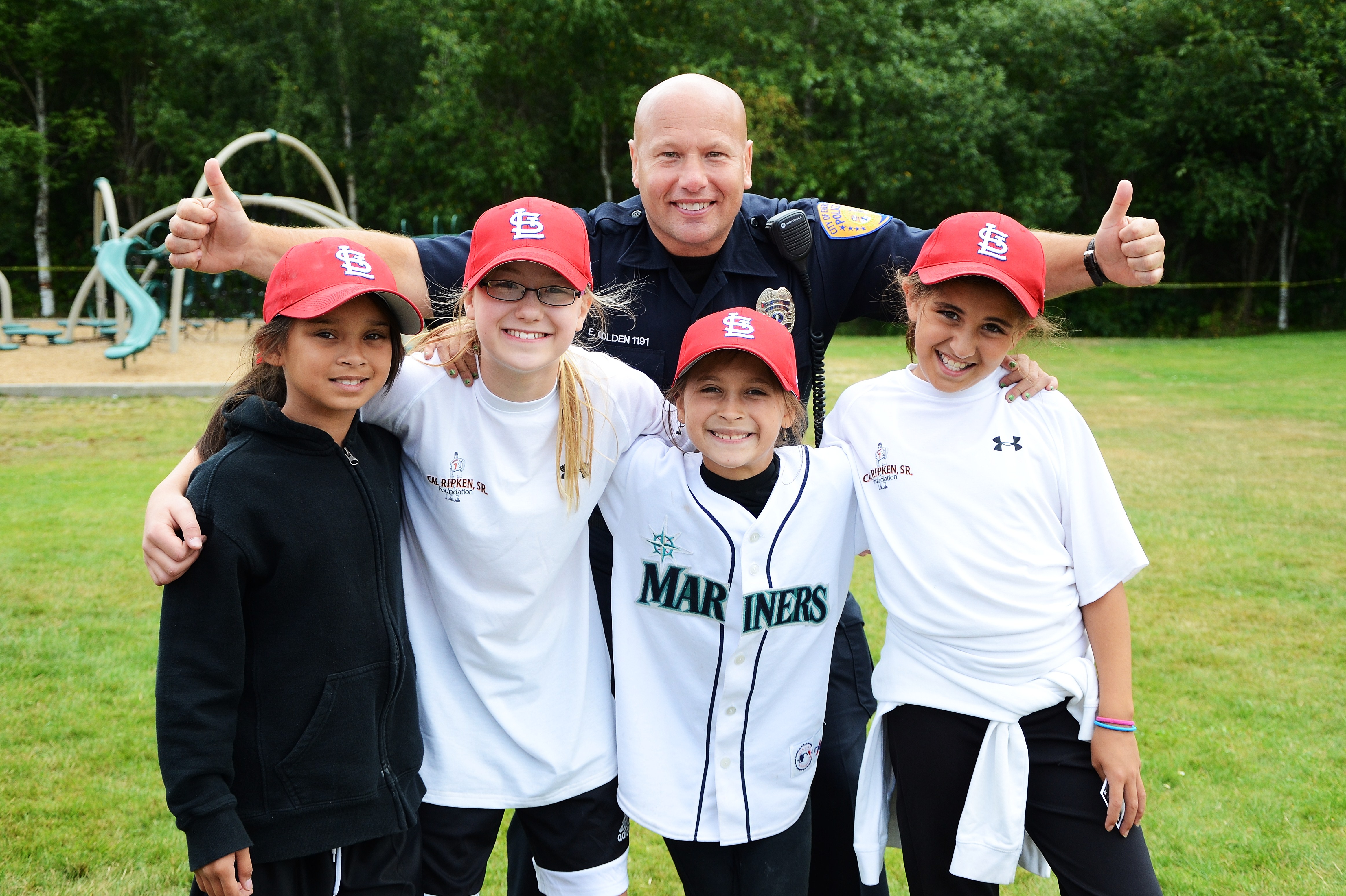 cop with four kids