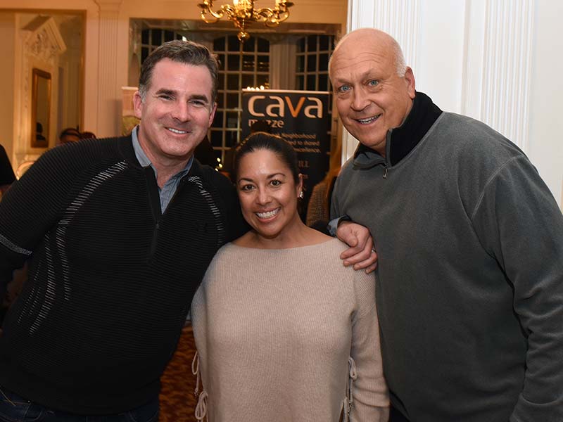 (Left to right): Kevin Plank, DJ Plank, Cal Ripken, Jr.