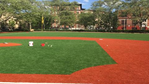 Outfield at the Patterson Playground Youth Development Park