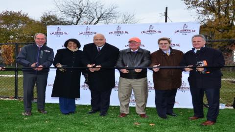  Ribbon cutting at Kelly Field at Ravens Park Youth Development Park